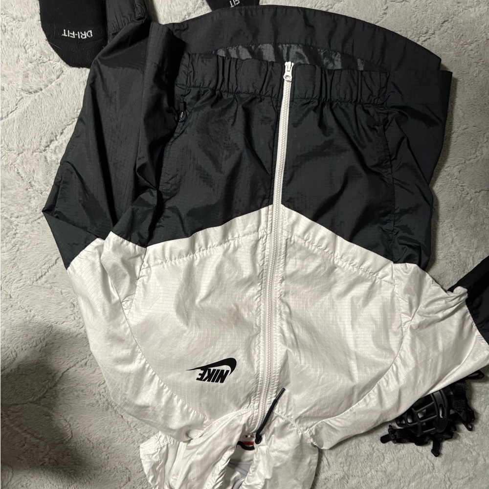 Nike White Jacket with Red Tag